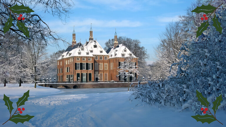 Kerstfeest op kasteel